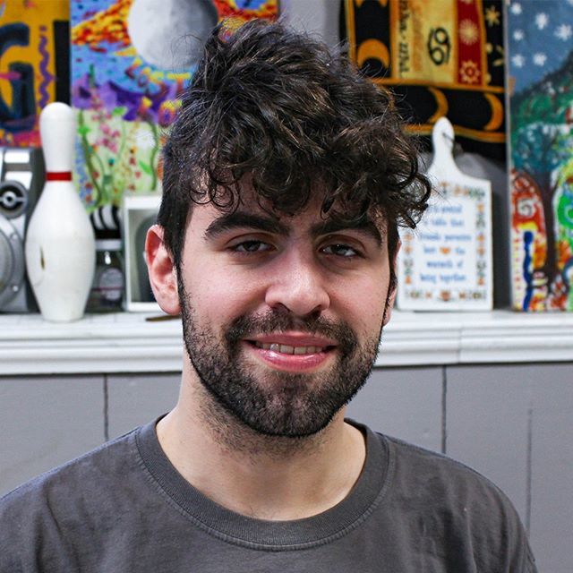 greenmtncollege's tweet photo. What’s senior Kevin Hovanic’s most memorable experience from college? “There used to be this giant eagle in front of Ames and one night a bunch of kids just burned it down and it was this huge fire.” Photo by @kb_arts #greenmountaincollege #thankyousenio… https://t.co/ceqpDmpHZn https://t.co/GaQxz34DNL