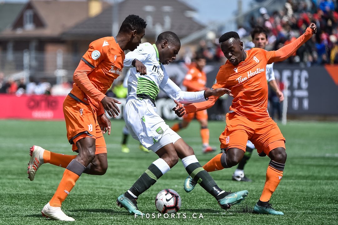 f10sports's tweet photo. Some more shots from @forgefc vs @york9fc during the first ever fixture in the history of the @cplsoccer.
#f10sports #sportsphotographer #canpl #cpl #cplsoccer #york9footballclub #york9 #york9fc #forgefc #timhortonsstadium #sportsphotography #onesoccer #mediapro https://t.co/5HTHVSKVhG