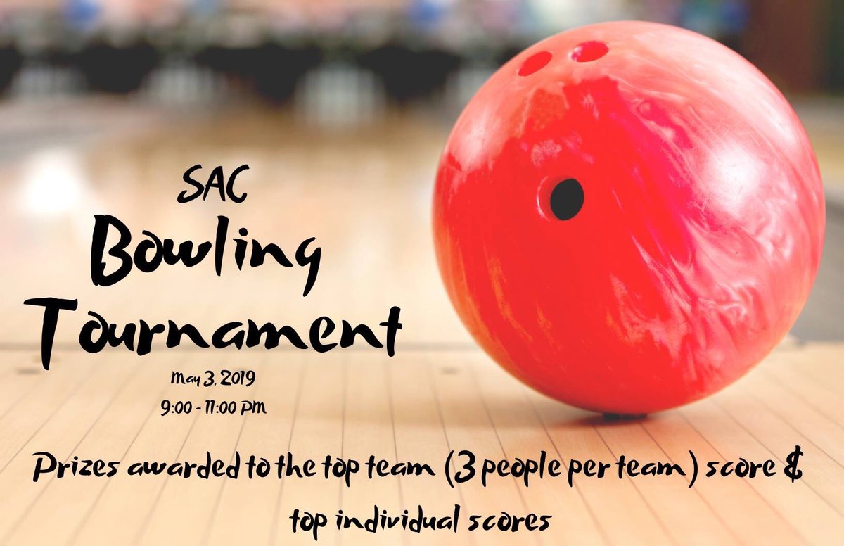 HPUTXstudentact's tweet photo. Donโt forget to sign your team up for the bowling tournament thatโll be held this Friday night! #loveHPU #sacevent https://t.co/scr501AgKC