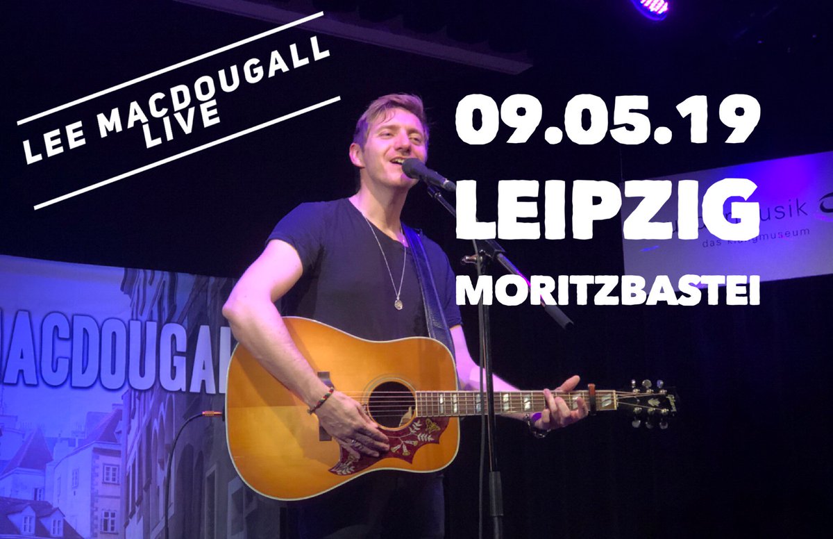 Lee MacDougall endlich wieder auf der Bühne! 
<a href="/StadtLeipzig/">Stadt Leipzig</a> #Leipzig #LeeMacDougall #wesupportlee #onstage #music #music #concert #Konzert @Moritzbastei #show #Showtime