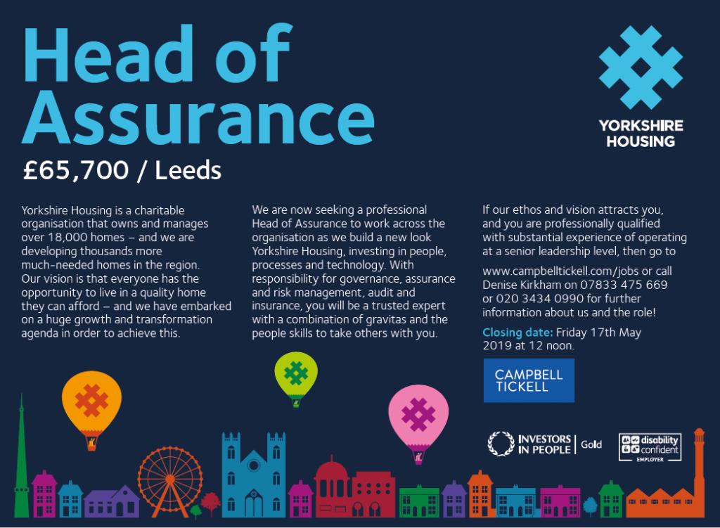 yhousing's tweet photo. Come and work at Yorkshire Housing. See the following details for a post as our head of assurance:

https://t.co/8JFUvE6E8s #goodjobs https://t.co/3Tft7sYvXN