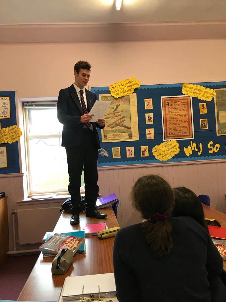 StrathallanSch's tweet photo. Lower Sixth A Level pupils discuss changes in the USSR's Communist educational policies, 1917-1985. https://t.co/8A1hU2NORR