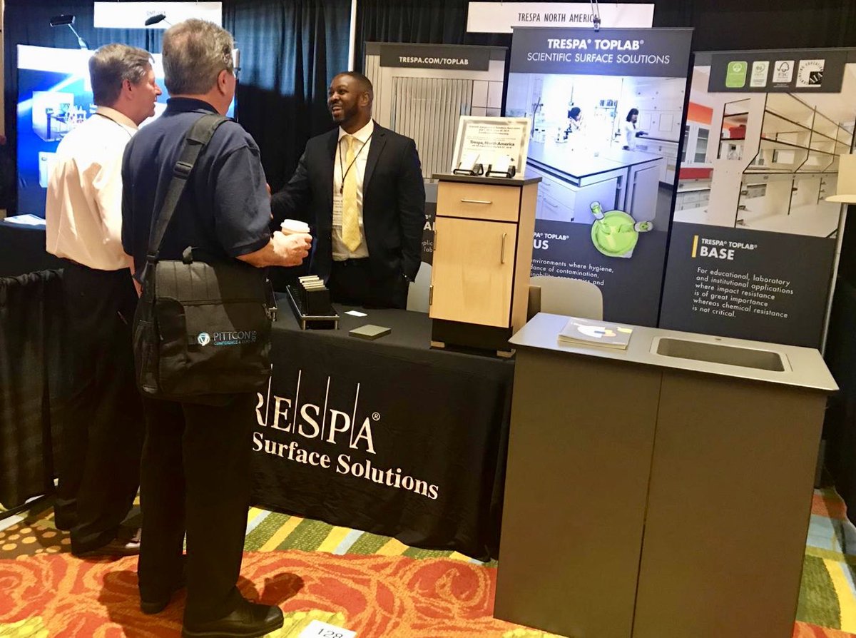 ISternitzke's tweet photo. @TrespaTweets; #LabDesignConference; Trespa's Scientific Team US presents the Trespa® TopLab® portfolio during the 2019 #LabDesignConference, which will be held at Hyatt Regency Orlando, FL, from April 29th until May 1st. https://t.co/uclblFoMBL