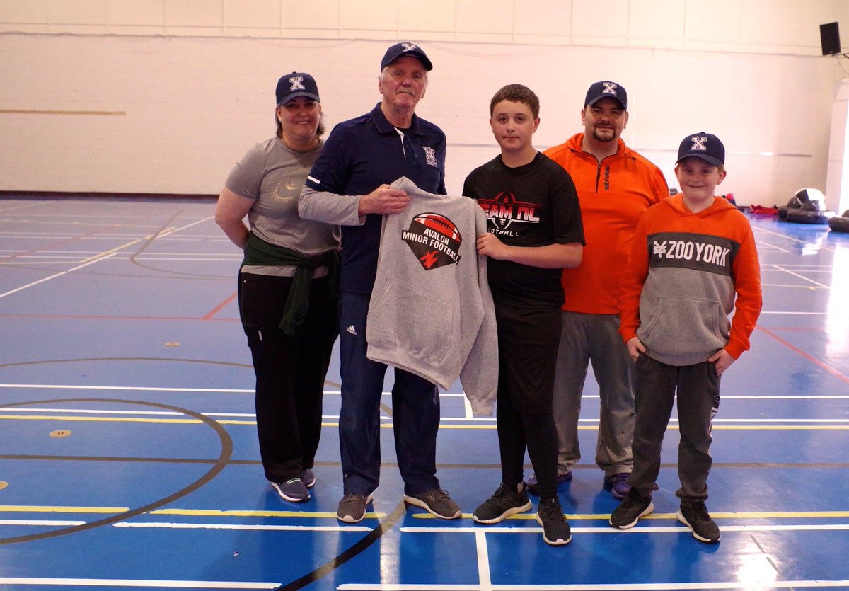 StFXFootball's tweet photo. Members of the X-Men Football Team had a great time this past weekend in Newfoundland putting on a football camp in partnership with Avalon Minor Football! 

#HailandHealth
#StFX https://t.co/zhCpbhYXeT