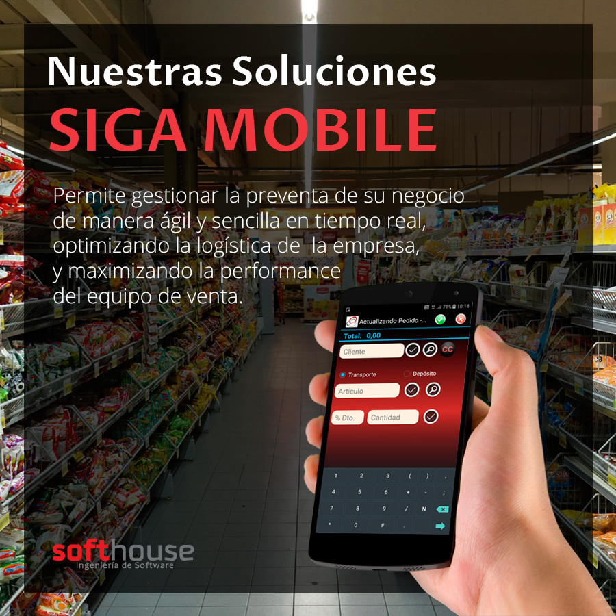 softhousearg's tweet image. SIGA Mobile 📲
Gestiona tu preventa de forma más eficiente. Verificando en linea las cuentas corrientes de tus clientes, stock, listas de precios y mucho más. 📈