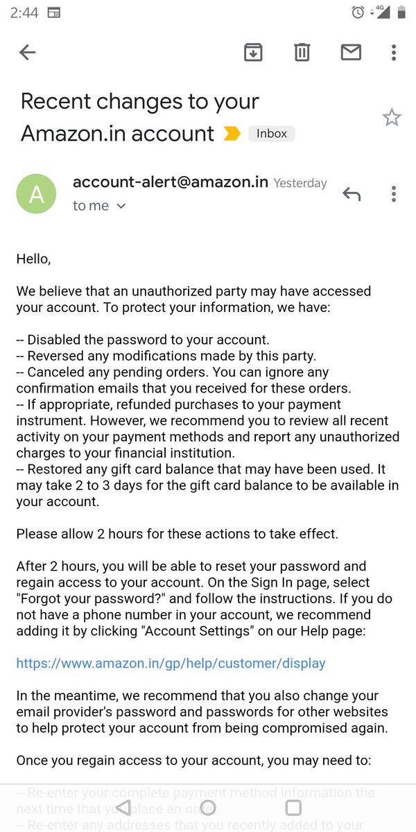 imChetanKunnoor's tweet image. @amazon @AmazonHelp @amazonIN @amazonpay @JeffBezos @samsandysam I have given all the details and also screenshot of emails.I am looking forward to hear update on the missing amount. Here is the screenshot of a email which I don't want to see as your update tomorrow. #NeedUpdate
