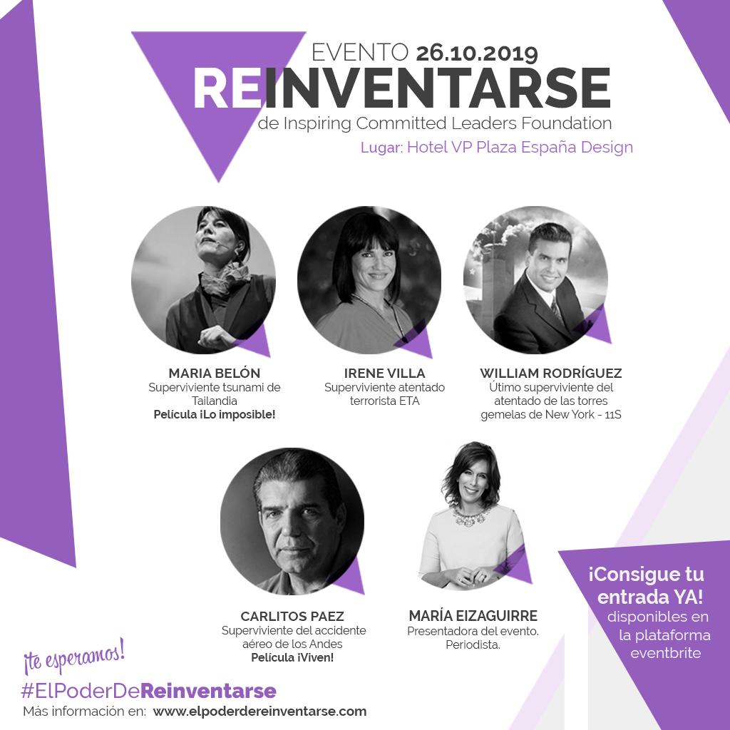 ICL_Foundation's tweet photo. #ElPoderDeReinventarse, un evento es para toda la familia, cuyo objetivo es unir valores y acercarnos a la realidad más amable y determinante del ser humano.
🎟 Compra aquí tus entradas: https://t.co/WqZZwBJ0kf https://t.co/dlDZICFjGC