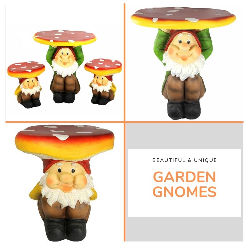 ChristmasCenter's tweet image. These unique garden gnomes will be sure to capture the attention of your guests &amp;amp; add some personality to your home outdoors. bit.ly/2GTB61T #gardendecor #outdoordecor #gardendecorations