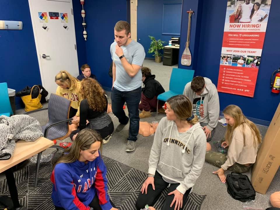 myamericanpool's tweet photo. It's training time! Our Nanuet, NY office was busy training new lifeguards this Sunday! American Pool is committed to keeping you safe!
#americanpool #guardforlife #lifeguards #poolsafety #lifeguardtraining #CPRtraining #CPR #americanredcross https://t.co/FUoEc4oWr5
