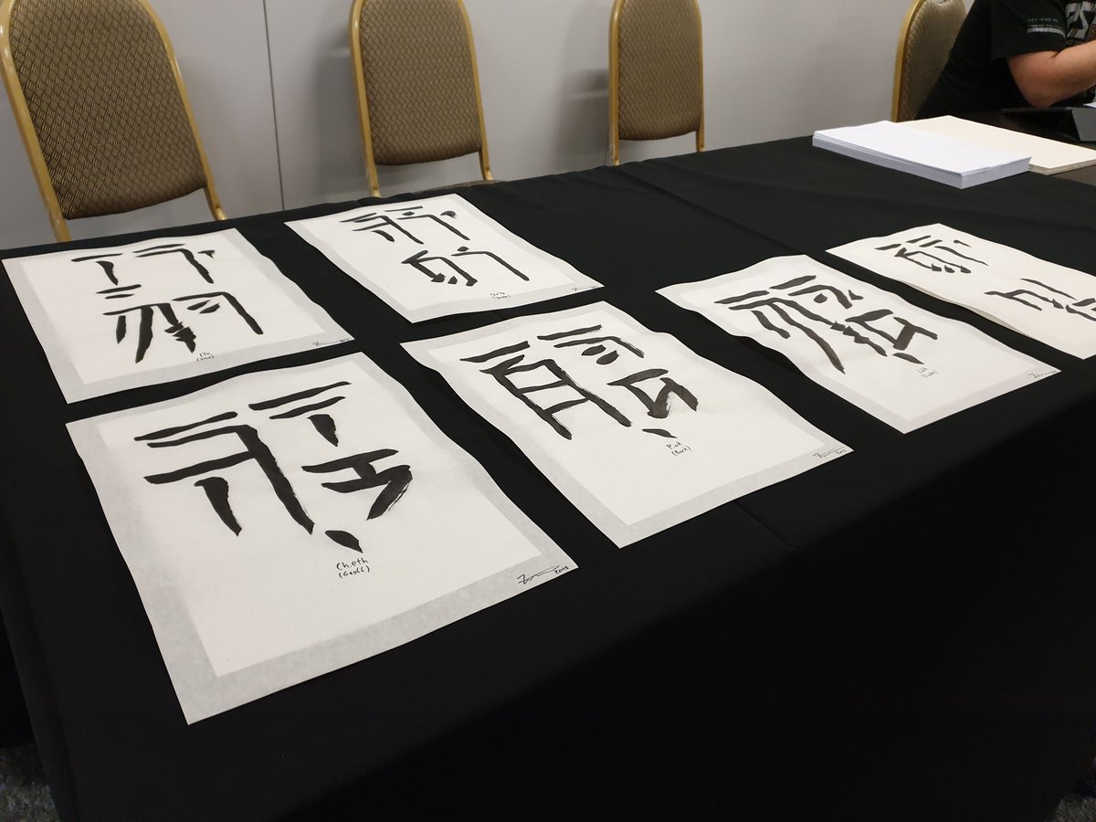 I think in terms of originality, <a href="/ChrisHarrow_SC/">Chris Harrow</a> kicked ass with his Xi'An calligraphy stall at #BritizenCon too! I saw someone had theirs framed on the subreddit!

#StarCitizen