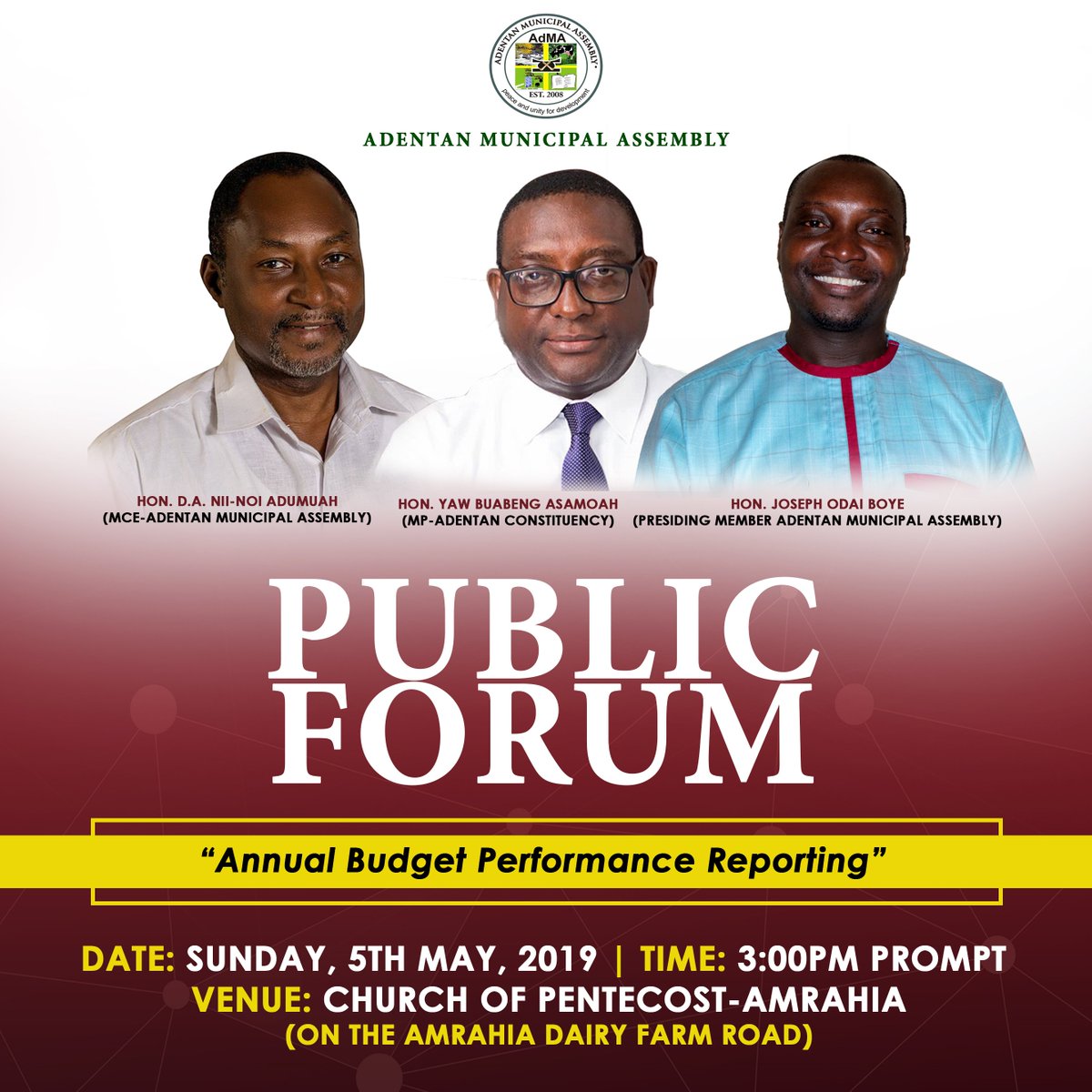 Adentan Municipal Assembly tweet media