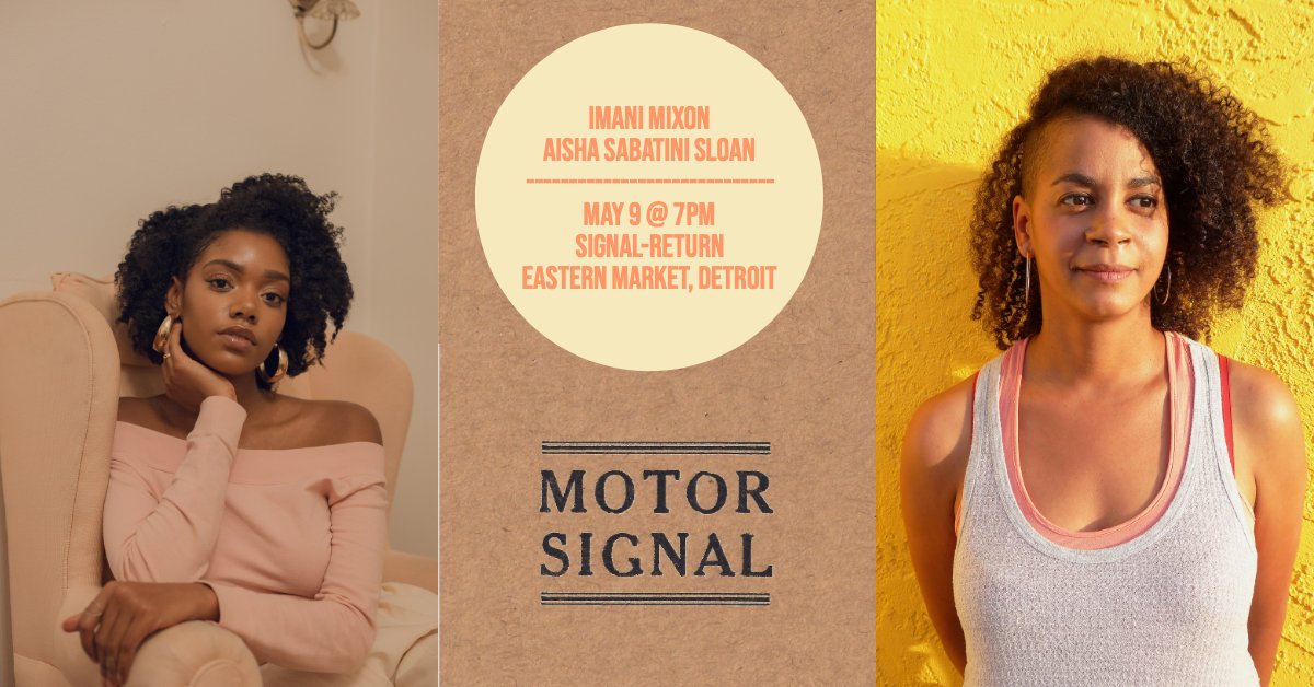 LiteraryDetroit's tweet photo. At our final Motor Signal reading of the season, not only will we hear from these amazing writers, plus co-create together, but we'll raffle off a FREE subscription to @poetswritersinc magazine! https://t.co/PxGeVq9R03 https://t.co/X1RXRwBw4x