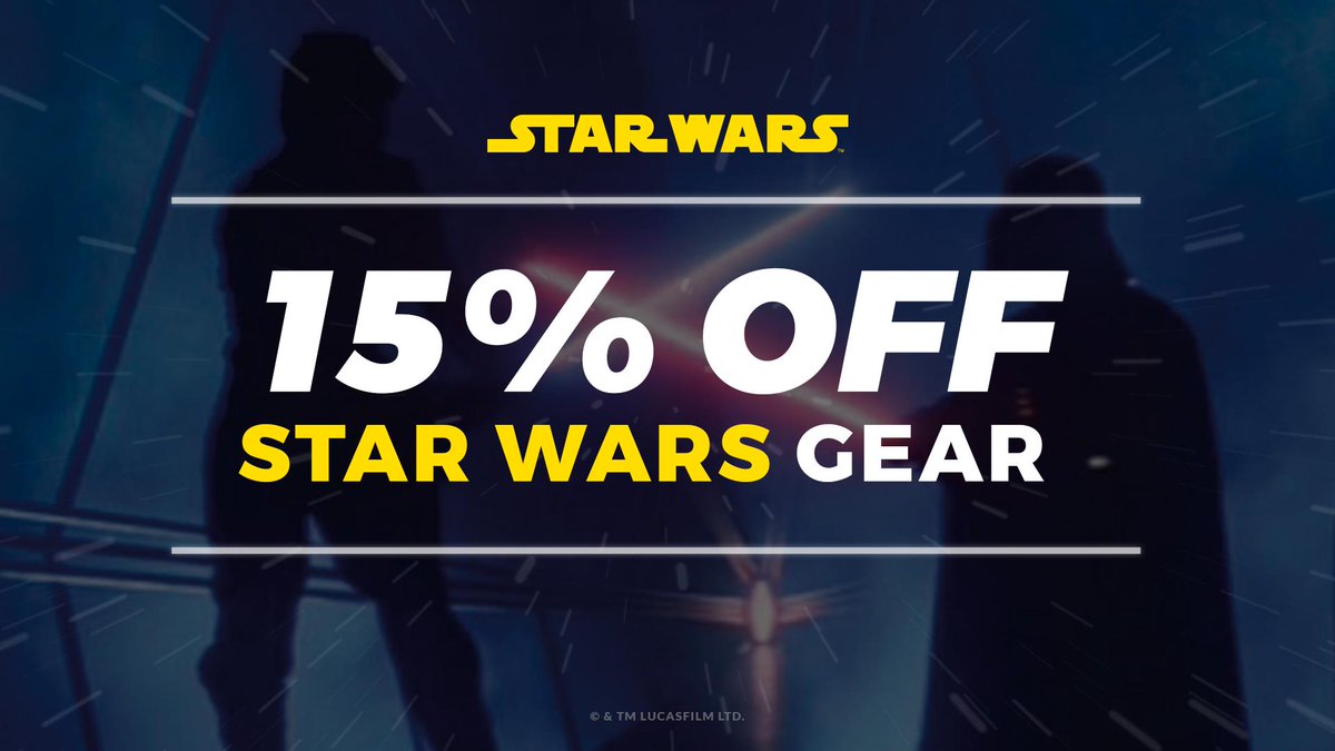 DesignByHumans's tweet photo. We're kicking off our #MayTheFourth celebration a little early this year! Right now you can get 15% off our official Star Wars gear with code MT4! 

Check out the collection here! - https://t.co/i18gtzOGrg https://t.co/xjplFs65AR