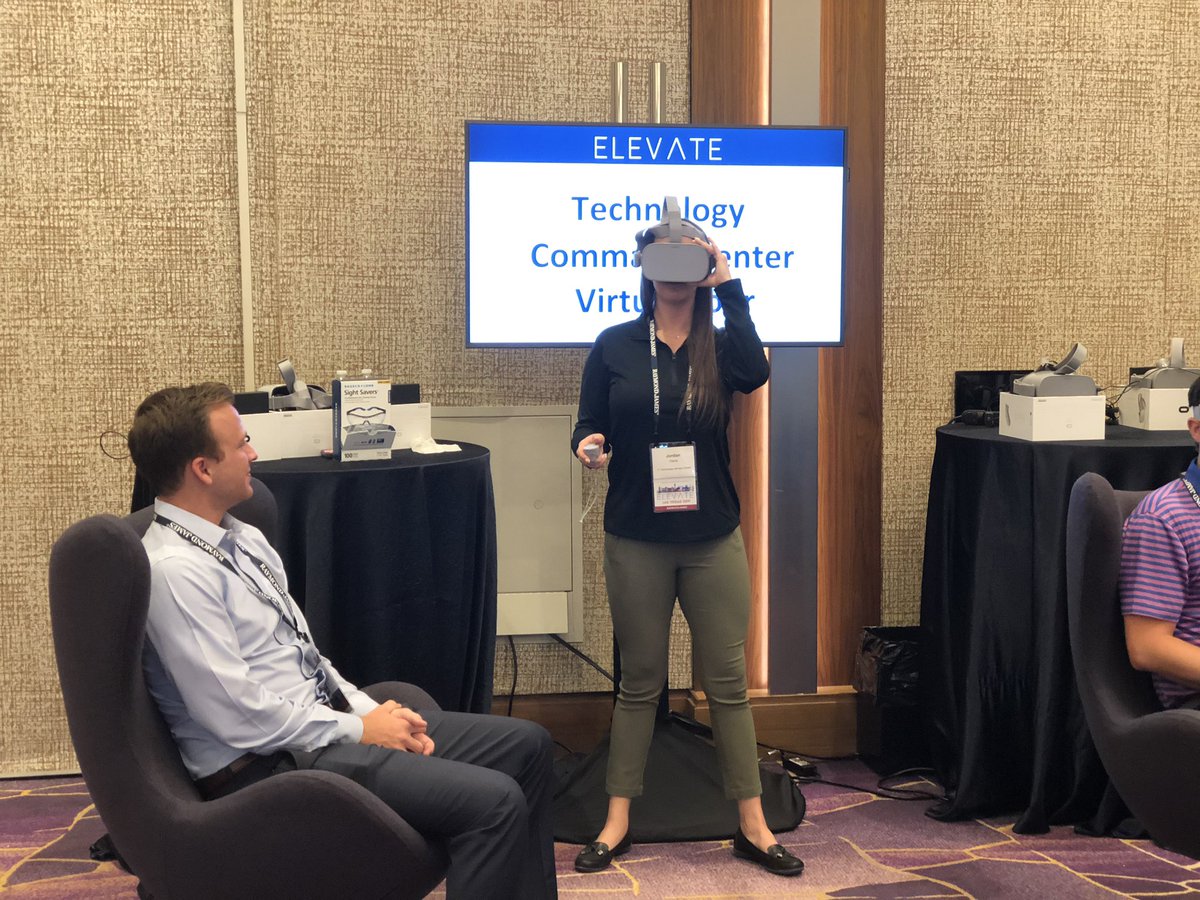 BillMack1701's tweet image. Come see our Home Office virtual tour in the Tech Center begins the registration desk.
#RJElevate #TechThatConnects