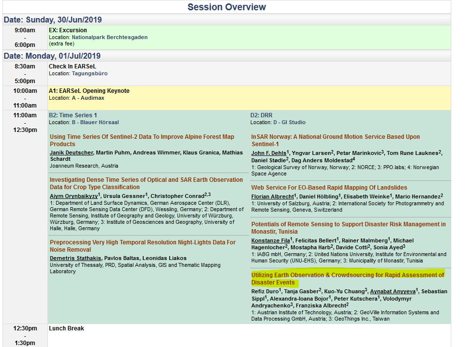 QuinJunSAT's tweet photo. @QuinJunSAT will be presented in #salzburg at the 39th Annual EARSeL Symposium @esa @ESA_EO @EO_OPEN_SCIENCE 😎🧐😎 @EARSeL_tweet "Utilizing Earth Observation &amp; Crowdsourcing for Rapid Assessment of Disaster Events" https://t.co/xtR0q2MlUc