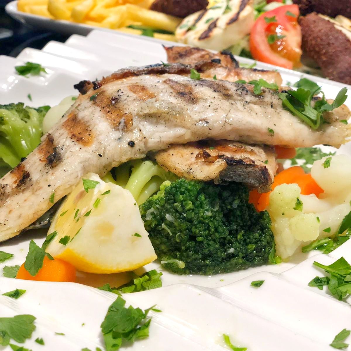 'Seafood' and eat it! 

Brand new fish dishes have been added to our menu, back by popular demand! Including SEABASS. Enjoy Monday night dinner at Café Istanbul 🍴