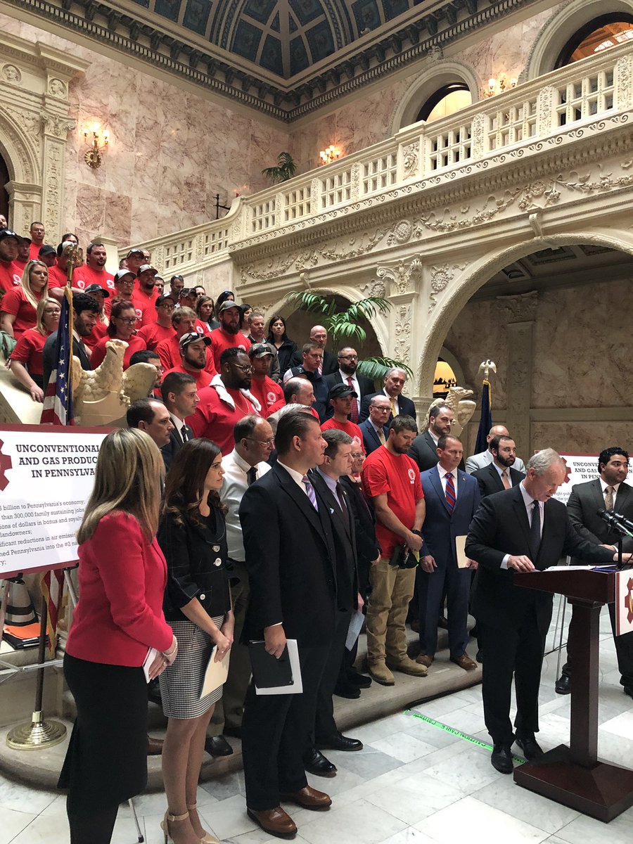 Our #energizePA press conference is underway to unveil our legislative package that will provide an incredible amount of economic opportunity in the 40th and across the Commonwealth.