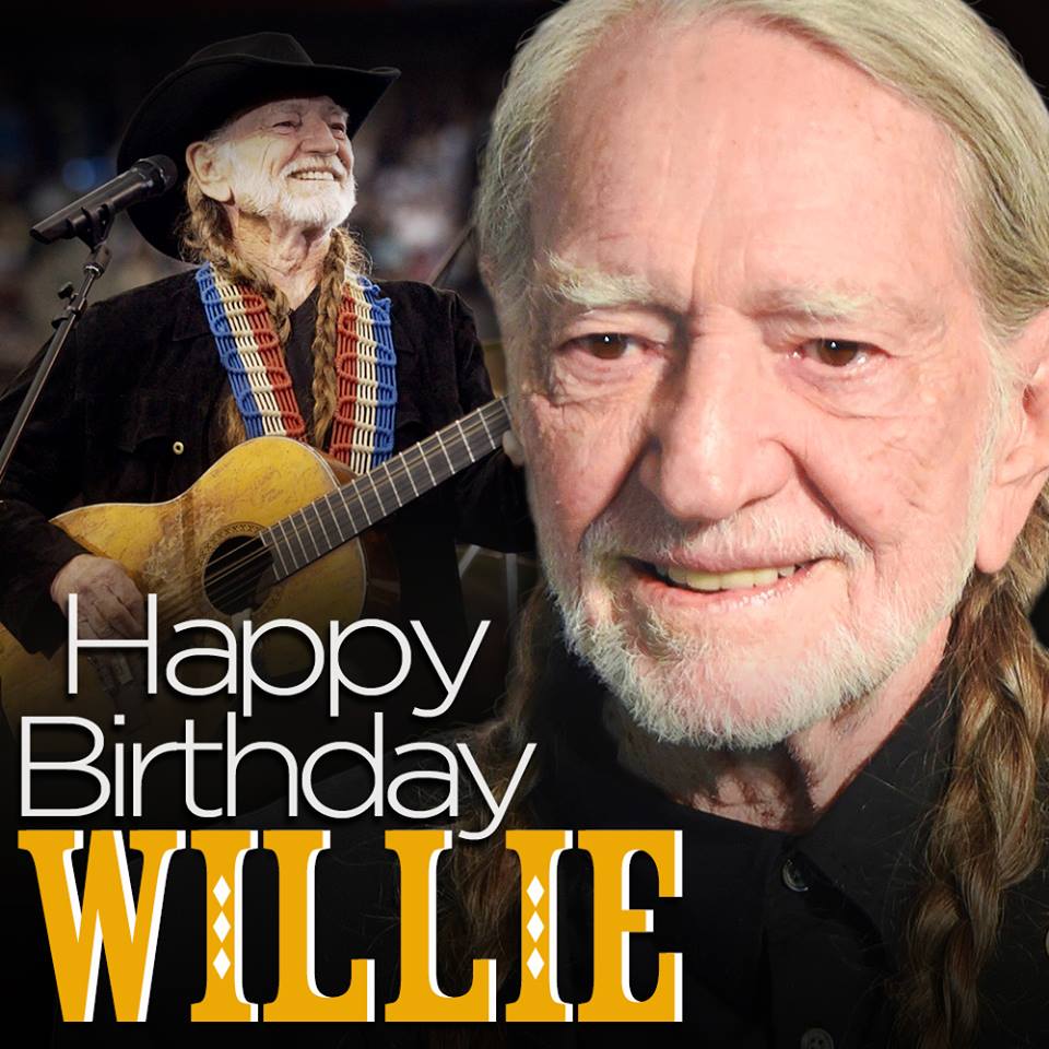 Happy 86th Birthday to country music legend Willie Nelson! 