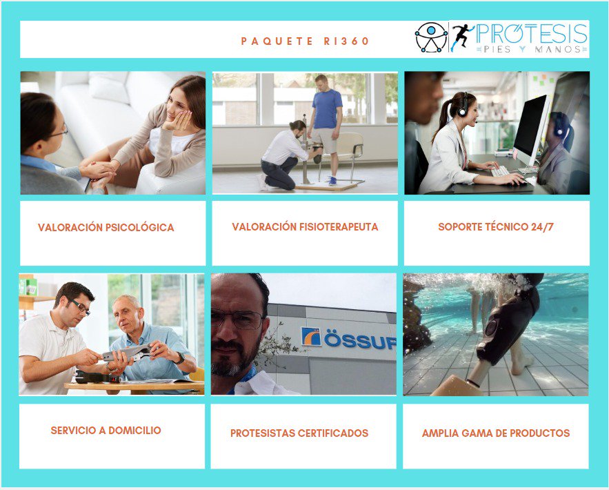 Prot_PiesyManos's tweet photo. Conoce en qué consiste nuestro sistema RI360 y disfruta de sus beneficios y nuestra amplia gama de productos con la más alta tecnología y los más elevados estándares de calidad.#prótesispiesymanos #newlife #RI360 https://t.co/LMvUU6hSFa