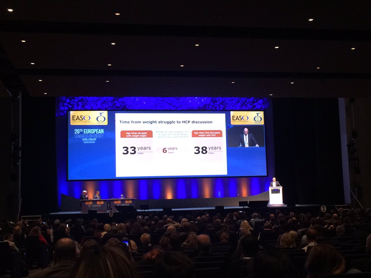 EASOobesity's tweet photo. Did you know? It takes on average SIX YEARS from the struggle with weight until the first weight related conversation with a health care professional. 
#ECO2019 #ACTIONIO #obesity https://t.co/RaONN8IqkD