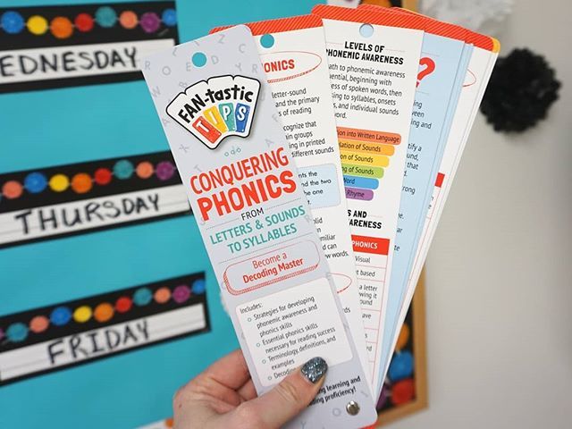 ctp_inc's tweet photo. For grades Pre K-2, this must-have resource breaks down phonics and early reading concepts to make the content easier to teach and understand! Check out all our Fantastic Tips "Fans" on our website now!!
.
.
.
#creativeteachingpress #ctp8555 #ctp8718 #fantastictips #conqueri… https://t.co/25QU7bK1sh