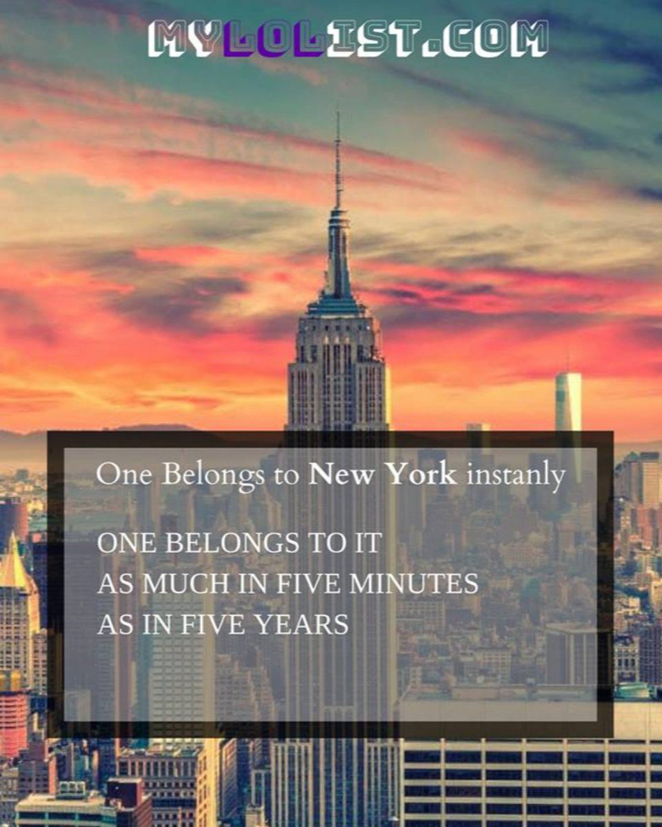 mylolist's tweet photo. #InspiringPhotos #NewYork
One Belongs to New York Instantly.. https://t.co/ay8xKxrQcA