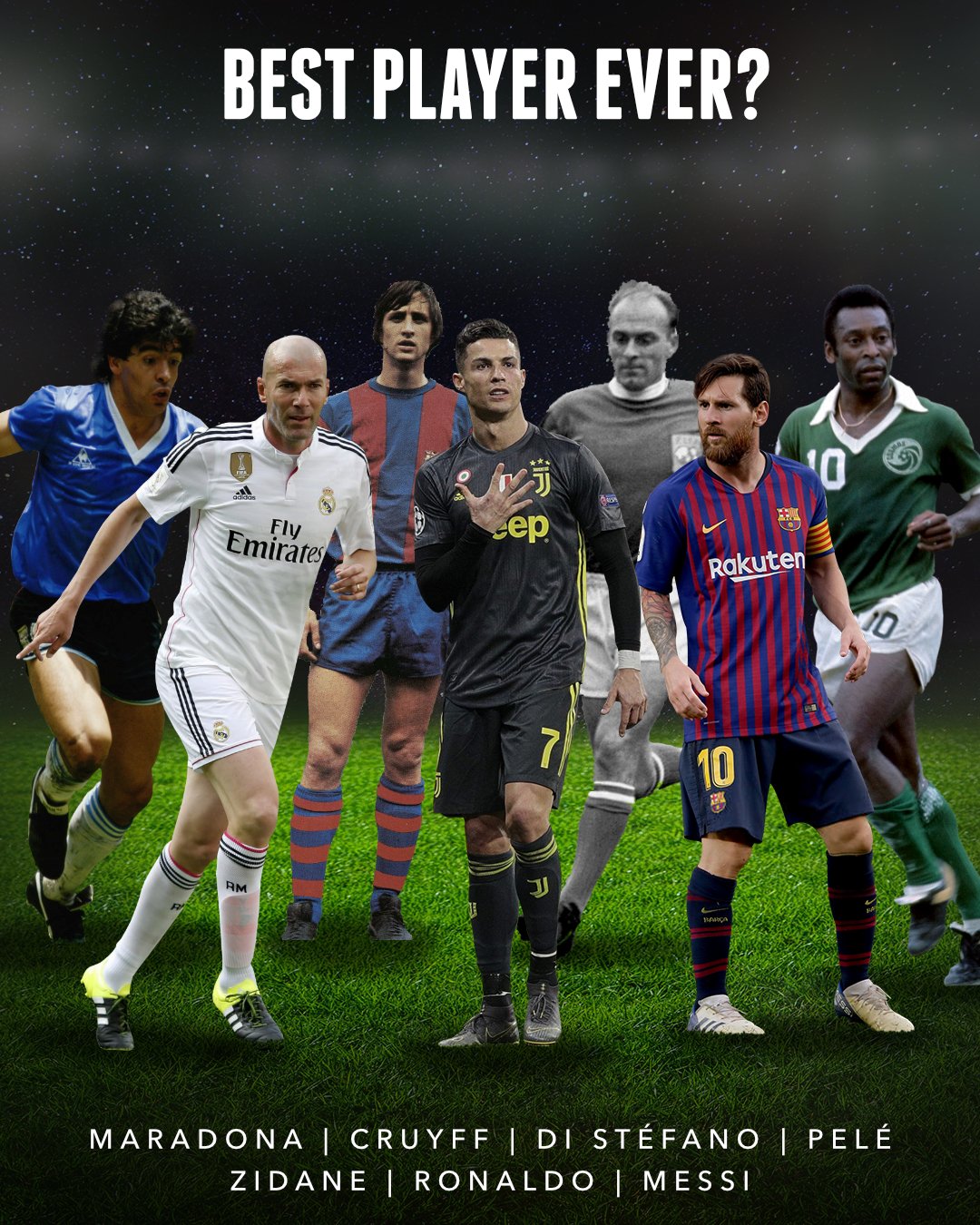 Pele, Maradona, Messi: Who is the greatest of all time