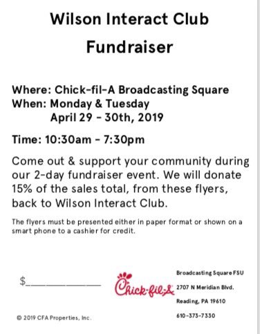 interactWHSclub's tweet photo. Here’s the picture of the flyer which you can also show at the register if you didn’t get a physical flyer!!! https://t.co/w3ZtCHVvKi