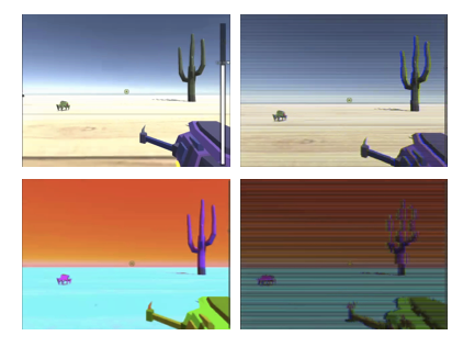 kynigi's tweet photo. Testing VFX in a psychedelic video wasteland. #Ludumdare #LD44 #Gamejam #Gamedev #madewithUnity #Indiegamedev https://t.co/jtG02toaQz