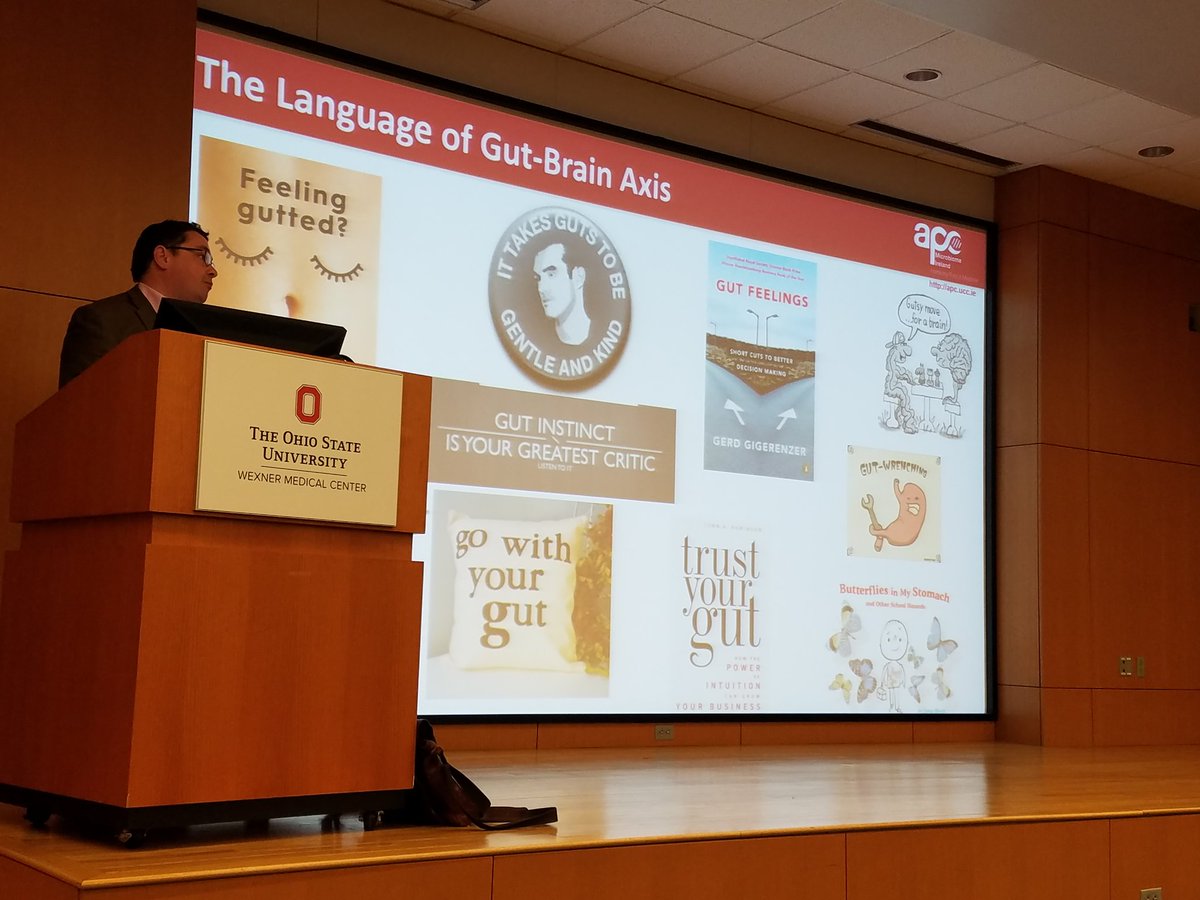 Thanks <a href="/jfcryan/">John F. Cryan</a> for the fantastic talk and reminder thall of health (including brain health) begins in the gut!!!