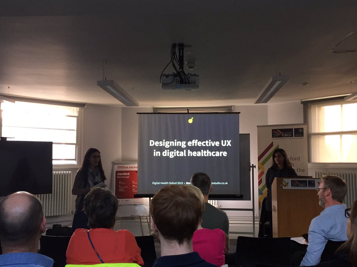 harringr's tweet photo. Wahey, #DHOx is back 😀👍 @DrChrisPaton @dhealthoxford @MarianaMota #ux #digitalhealth https://t.co/rxqErZgCz6
