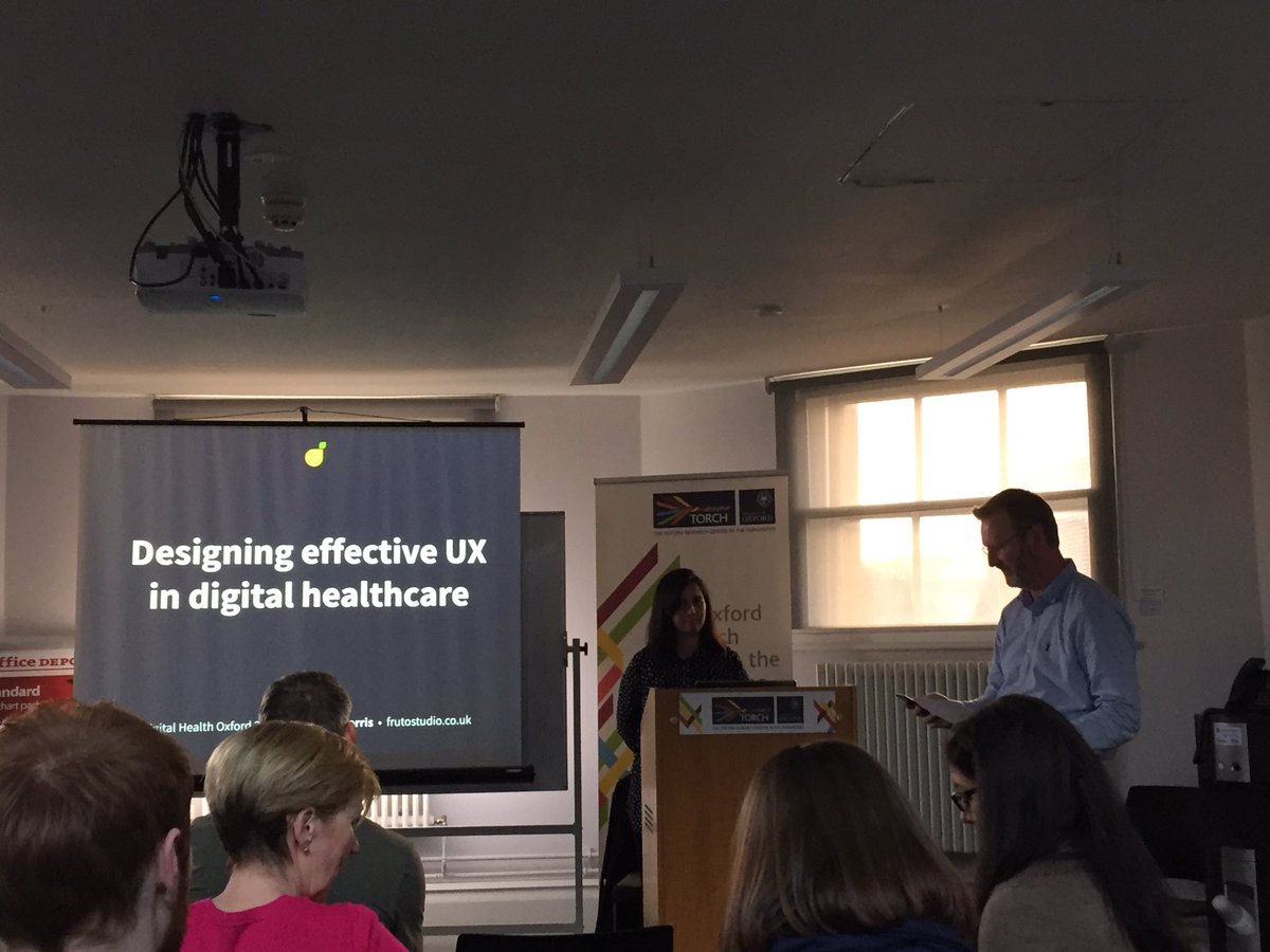 harringr's tweet photo. Wahey, #DHOx is back 😀👍 @DrChrisPaton @dhealthoxford @MarianaMota #ux #digitalhealth https://t.co/rxqErZgCz6