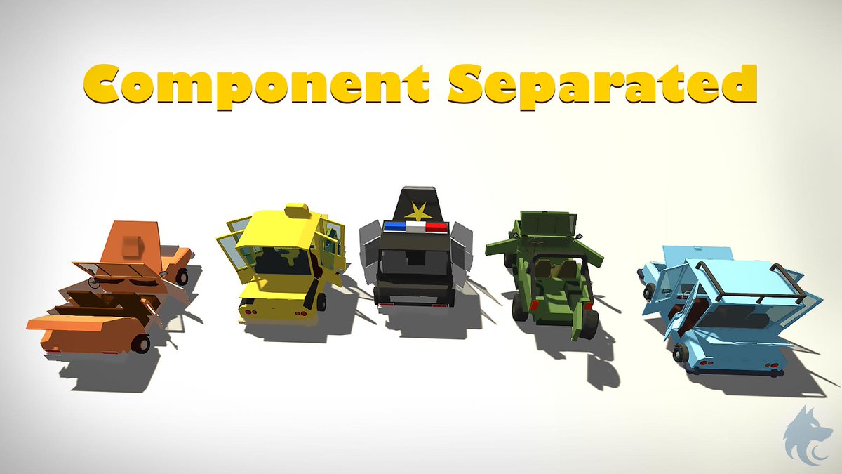 crewolves's tweet image. #lowpoly #car package. Ready to use #prefabs. Just drag and drop into scene. #gamedev #GameAssetsCreation #gamedevelopment #indiedev #indie #3DModeling #madewithunity #GameDesign #gameasset #gameart #GAMEREADY #unity3d #Unity #Blender3d #Crewolves [ u3d.as/1276  ]