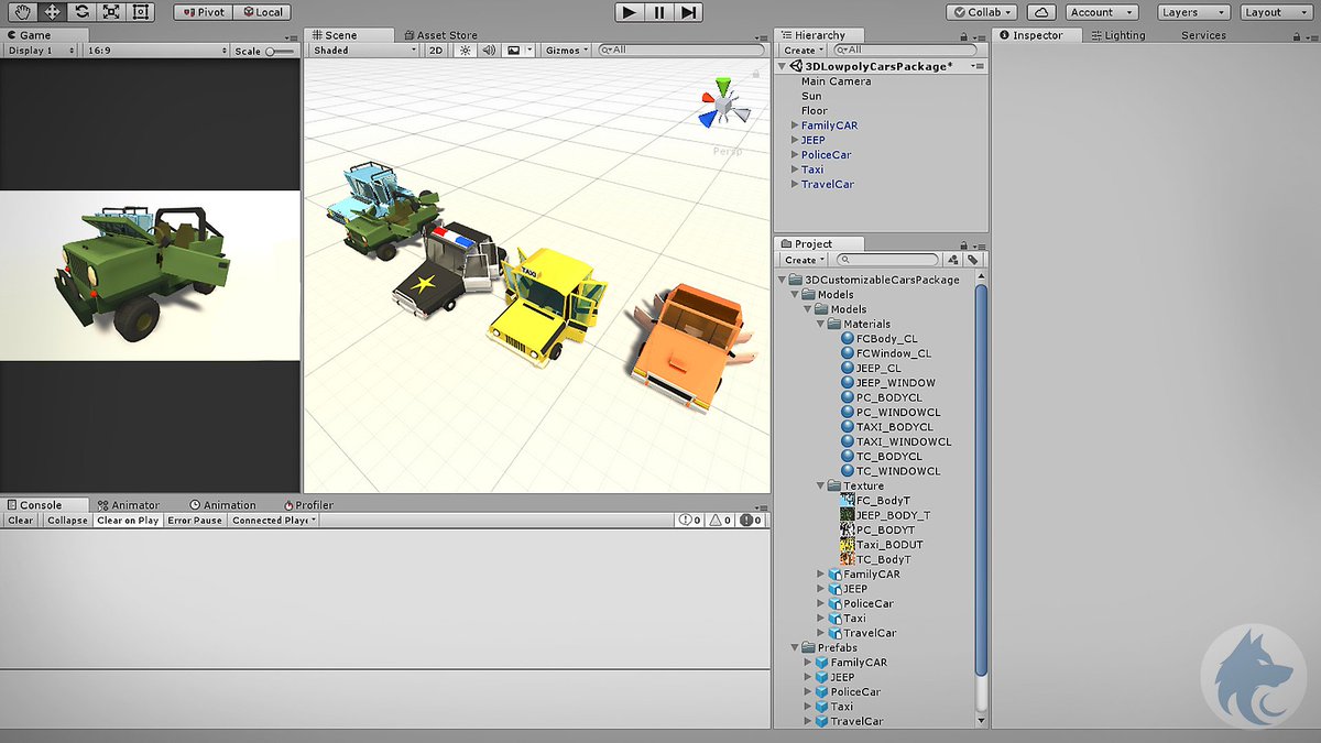 crewolves's tweet image. #lowpoly #car package. Ready to use #prefabs. Just drag and drop into scene. #gamedev #GameAssetsCreation #gamedevelopment #indiedev #indie #3DModeling #madewithunity #GameDesign #gameasset #gameart #GAMEREADY #unity3d #Unity #Blender3d #Crewolves [ u3d.as/1276  ]