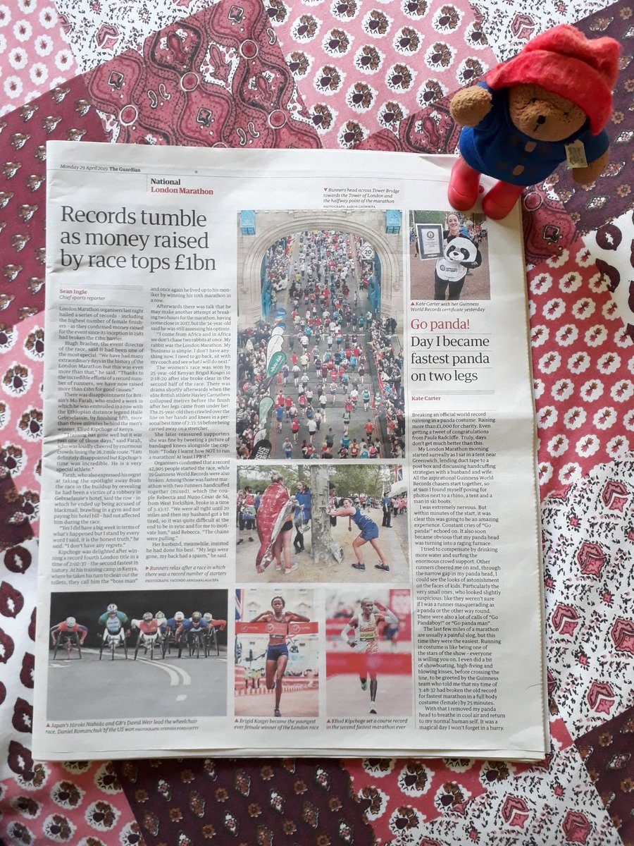 MrPB_Esq's tweet photo. Just catching up on some reading... :-)
We love @EliudKipchoge's words! So amazing to see and cheer him at 25 miles!
We will remember our first #LondonMarathon - #voluncheering that is! - always!
#ThanksABillion ❤
#TeamMind 💙 #TeamRedCross ❤
@LondonMarathon @MindCharity https://t.co/ZTomd8imLF