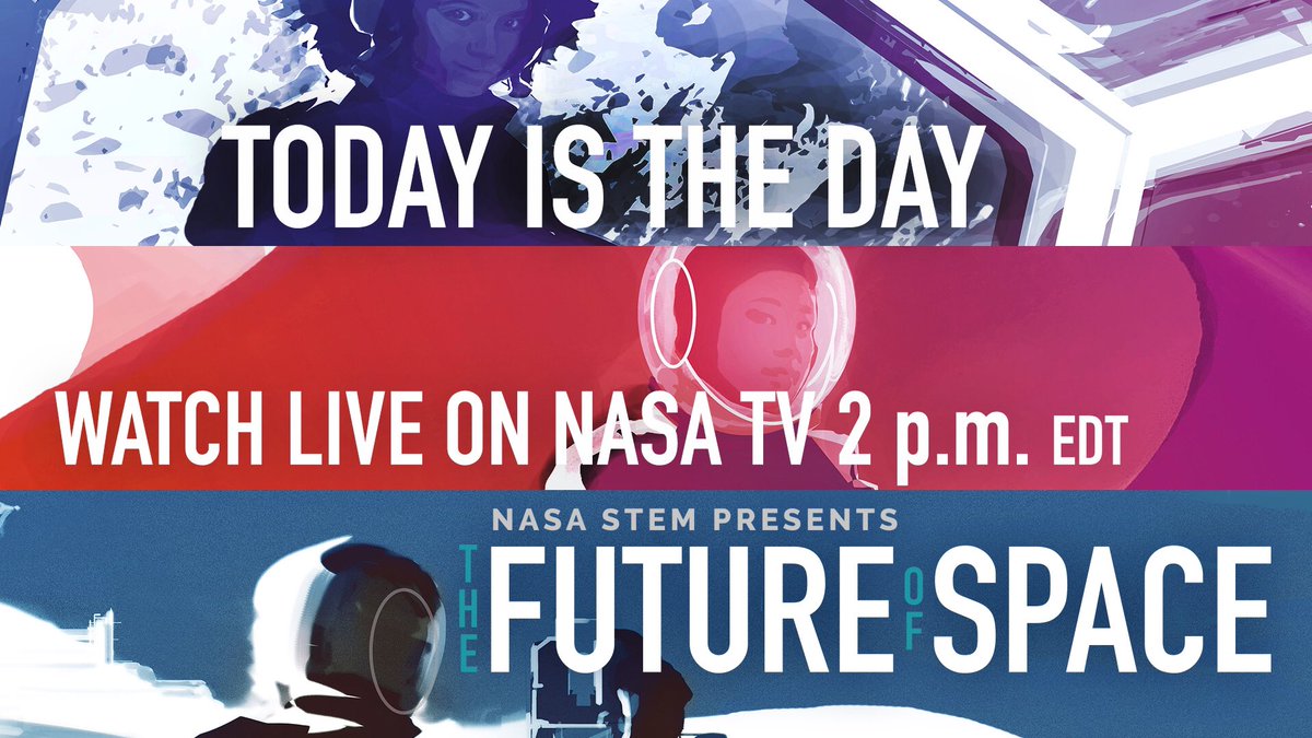 L_SPACEProgram's tweet photo. Please join us for this special live event hosted by NASA.  NASA Administrator Bridenstine will participate and NASA astronauts Nick Hague, Anne McClain and Christina Koch.  https://t.co/YzOeXUYxll #NASASTEM #LSPACEAcademy #ASUSpaceWorks https://t.co/F766kWTqu5
