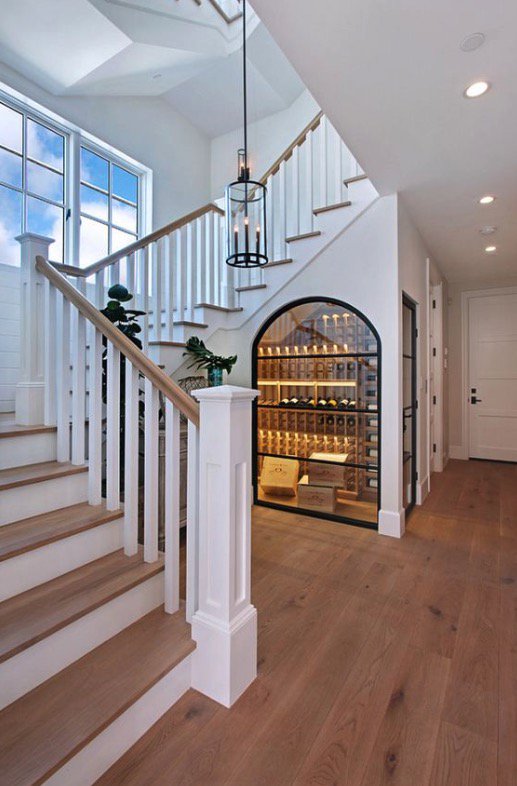 DannaJohanson's tweet photo. Wow!  What do you think about this staircase with wine cellar?  Or, is this a wine cellar with a staircase?   I found this on Pinterest and want to share!

#homedesign
#winecellarideas
#beautifulstairs https://t.co/0BRLQInXIx