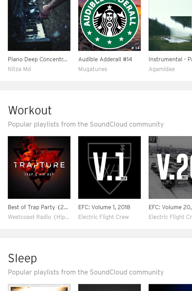 homieblogger's tweet image. Here is an example of YOUR company's community playlists platform before the new update.  Odd that you don't know your own platform 🤔 #soundcloudcommunity