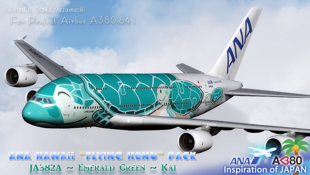 航空機・ヘリコプター ANA 380 flying honu ANA A380 Flying Honu Inaugural Flight Tokyo Honolulu - YouTube
