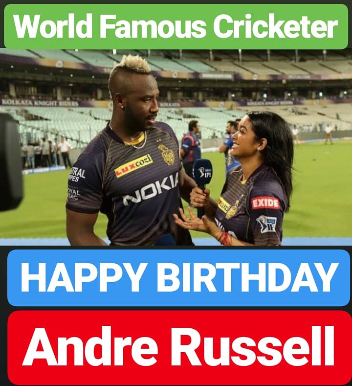 HAPPY BIRTHDAY Andre Russell 