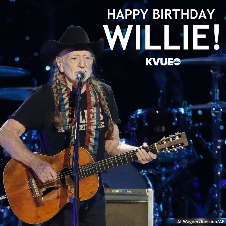 HAPPY BIRTHDAY, WILLIE NELSON!  Help us wish this Austin legend an amazing 86th birthday! 