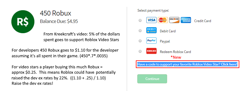 Cheap Robux Rates How To Get Robux From Your Game - how much robux is ten dollers