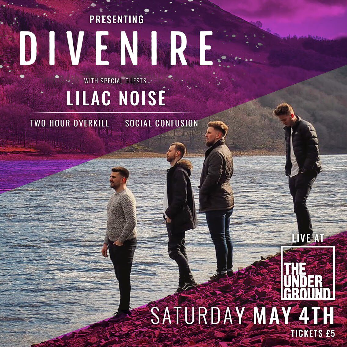 ‼️ GIG REMINDER ‼️
.
.
THIS SATURDAY we’re headlining at the Underground in Stoke! It’s a great lineup with some amazing bands, and it’s going to be an incredible night! 🙌🏼
.
.
Message us for tickets, they’re £5 or you can buy on the door for the same price🤘🏼🤘🏼 see you there!