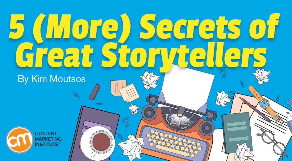 UnamoHQ's tweet image. 5 (More) Secrets of Great Storytellers buff.ly/2VawDME