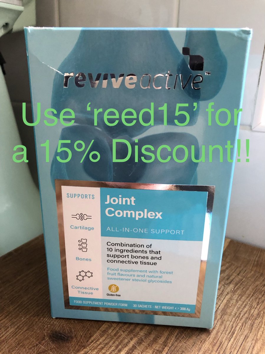 KateAmeliaReed's tweet image. To all the amazing athletes who completed the #LondonMarathon19 yesterday if you’re feeling sore today there is hope! @ReviveActive sell an amazing drink called #jointcomplex that aids recovery! Use ‘reed15’ for a 15% discount! #ukrunchat #marathon #sportsnutrition