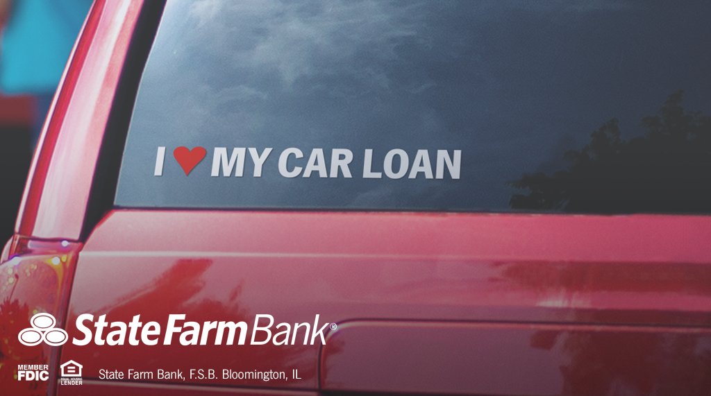 SFAgentAngel's tweet photo. See me for competitive vehicle loan rates and refi options. All State Farm Bank® loans also come with Payoff Protector®, restrictions apply: https://t.co/Th34xzFiYt https://t.co/dq5mgECoQF
