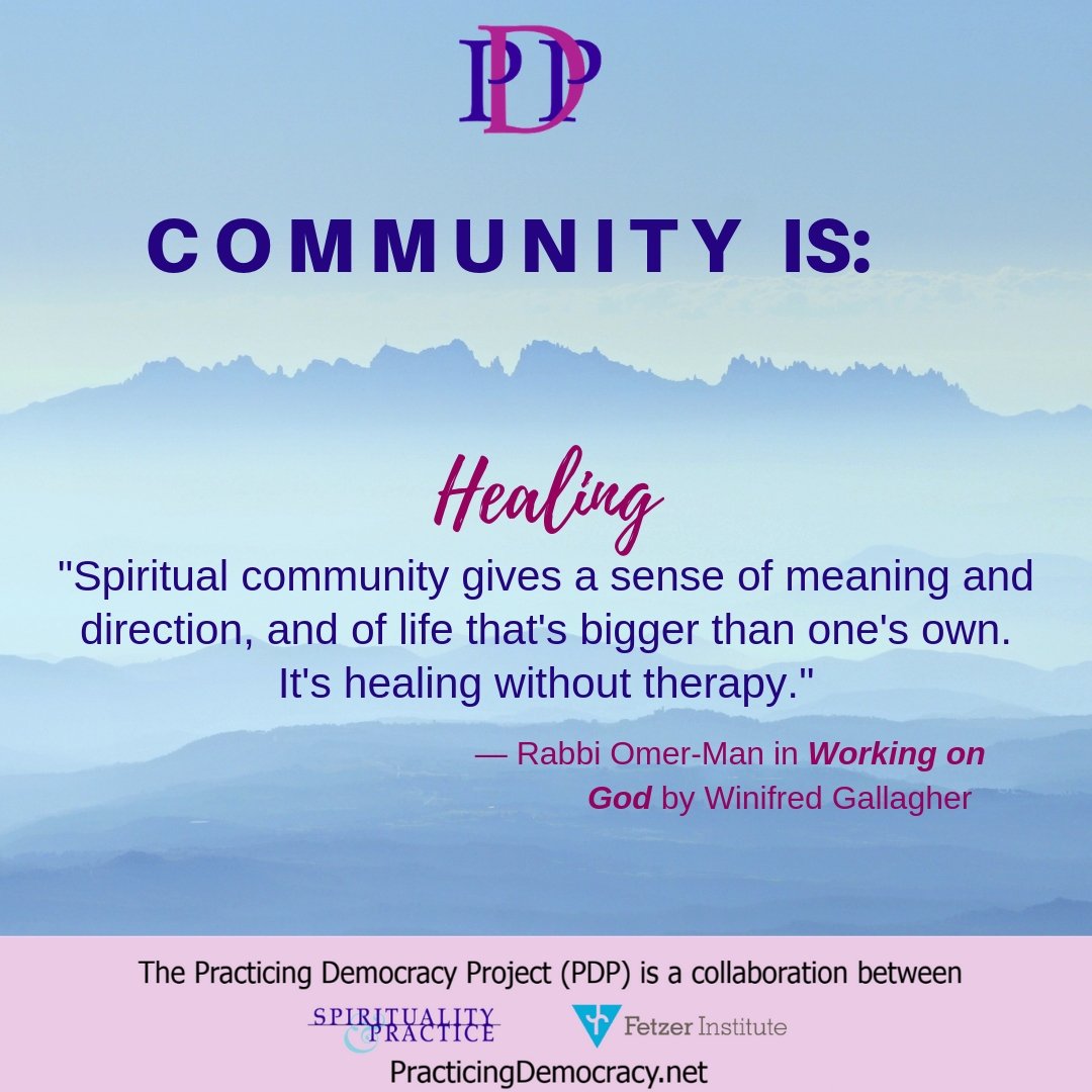 PDPSpirituality's tweet photo. #COMMUNITYis #HEALING https://t.co/n9vLUj9rSX
