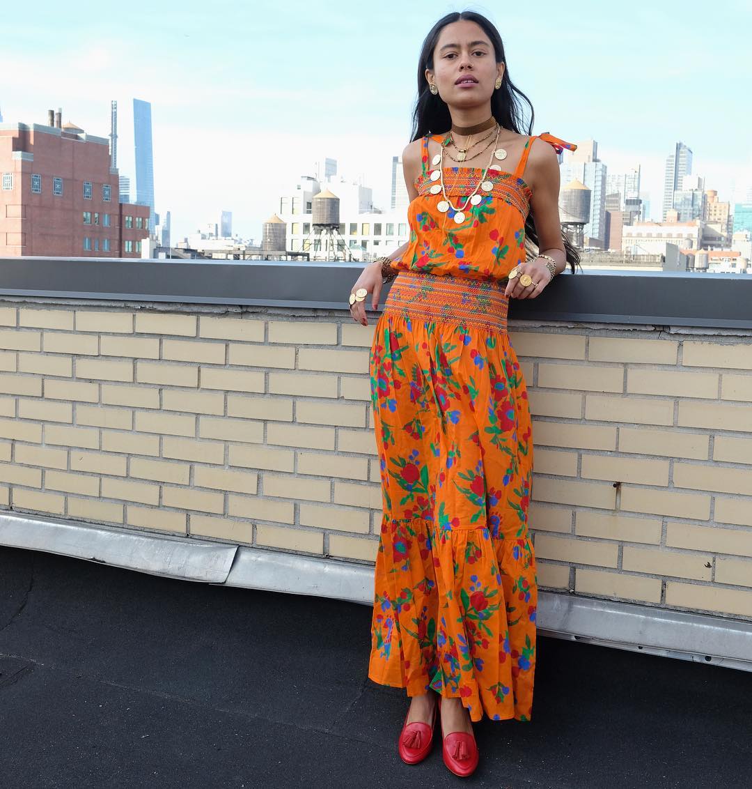 tory burch smocked sundress