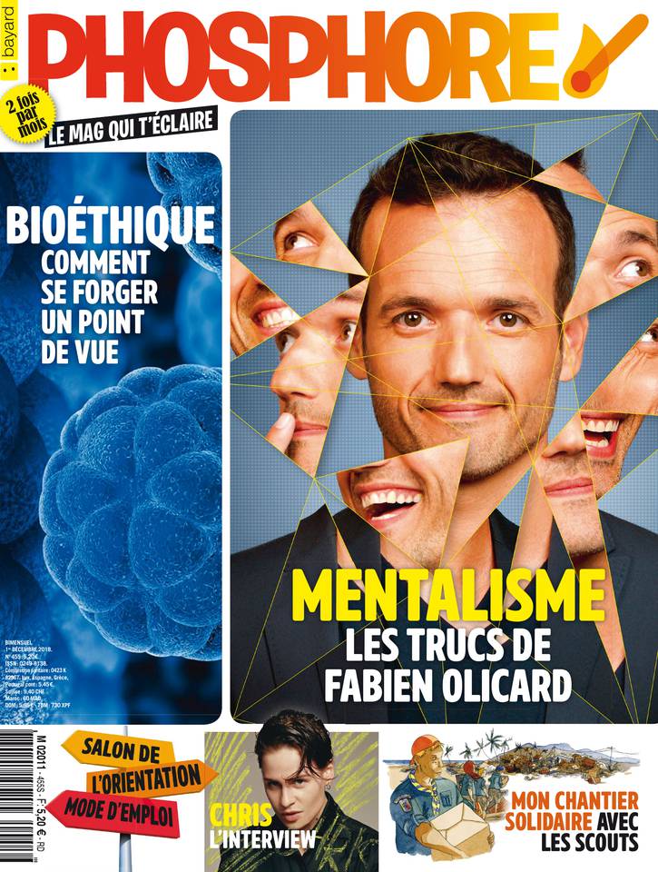VIVE_YOUTUBE20's tweet photo. Bjr, je cherche le Phosphore N°’455 décembre 2018 je ne commande jamais sur internet et j’ai fais plusieurs librairies mais impossible de trouver ce magazine. Si vs avez ce magazine est ce que vs pouvez scanner (de préférence ou prendre en photo) les pages où il a Fabien Olicard https://t.co/hCB9ZloKCq