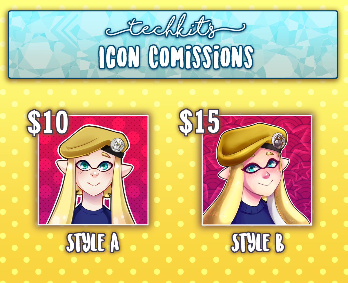 tech_does_art's tweet image. [likes and rts appreciated! 💛✨]

Heya! My commissions are officially open! Please dm me if you are interested or have questions or feel free to leave a comment! If you don’t want to buy then sharing is very much appreciated! :&amp;gt;